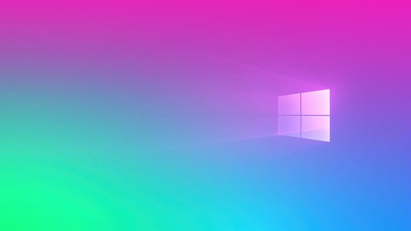 Windows 10 Pink gradient Wallpaper