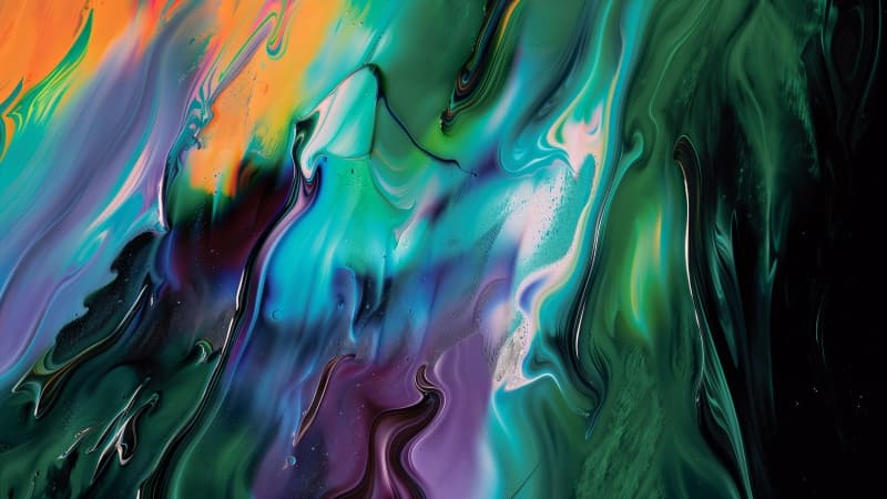 Fluidic Liquid art Wallpaper