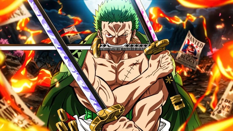Three Sword Style Roronoa Zoro Wallpaper