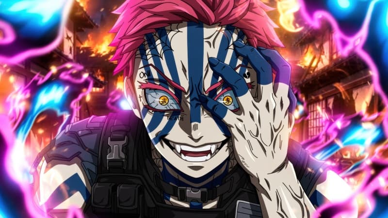 Akaza Intense Wallpaper