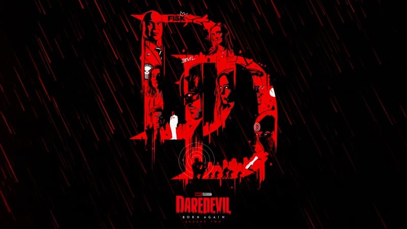 Daredevil: Born Again Dark red Wallpaper