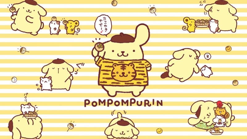 Pompompurin Cute cartoon Wallpaper