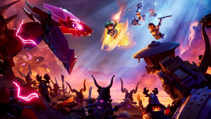 LEGO Fortnite Ninjago: Embers of Chaos Wallpaper