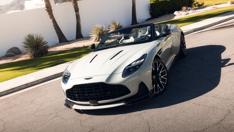 Aston Martin DB12 S Volante 8K Wallpaper