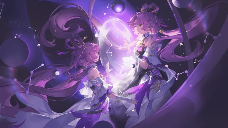 Fu Xuan Purple aesthetic Wallpaper