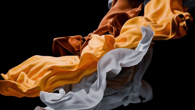 Flowing fabric Abstract background Wallpaper