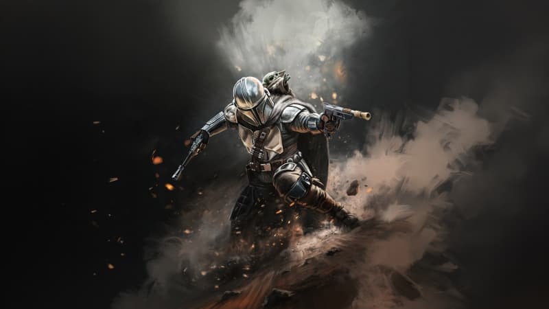 Star Wars: The Mandalorian and Grogu 8K Wallpaper