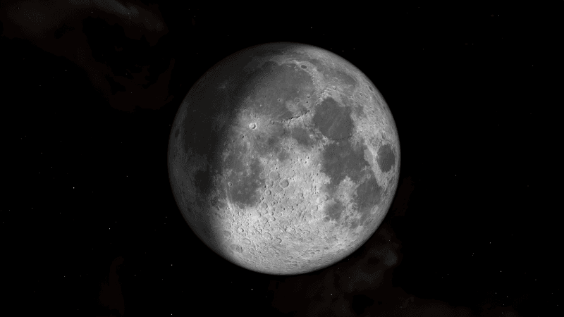 Moon Dark background Wallpaper