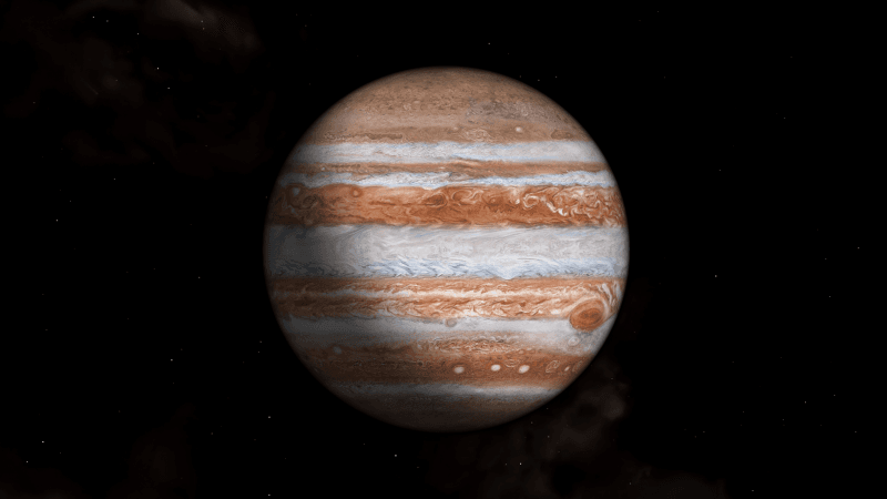 Jupiter Dark background Wallpaper