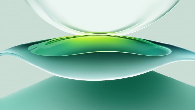 Light green Abstract design Wallpaper