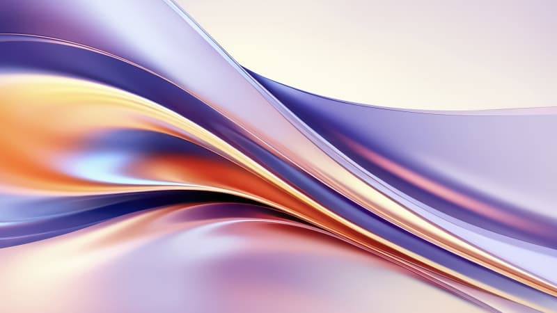 Abstract art Fluidic Wallpaper