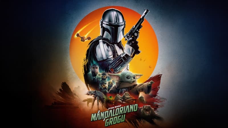 Star Wars: The Mandalorian and Grogu Movie poster Wallpaper
