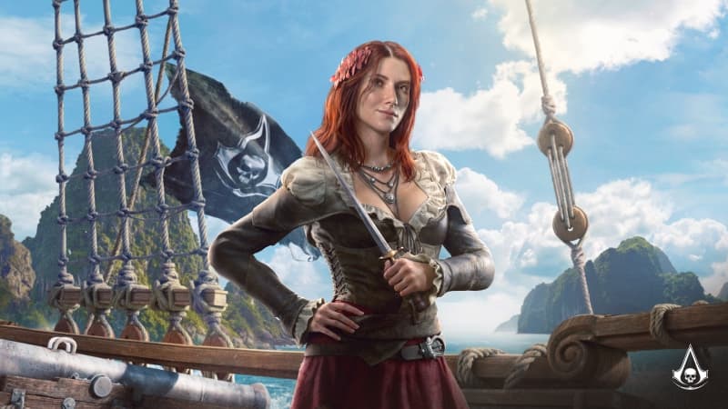 Anne Bonny Assassin's Creed Black Flag Resynced Wallpaper