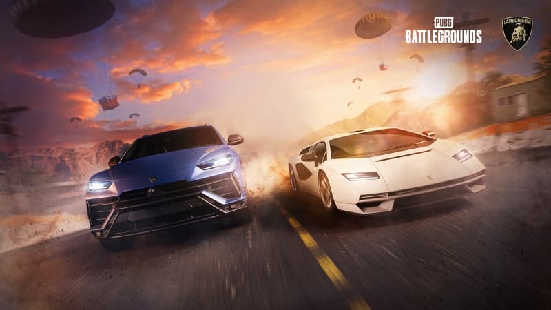 PUBG Lamborghini Wallpaper