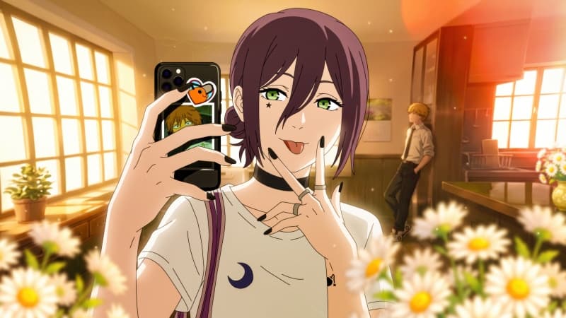 Reze Selfie Wallpaper
