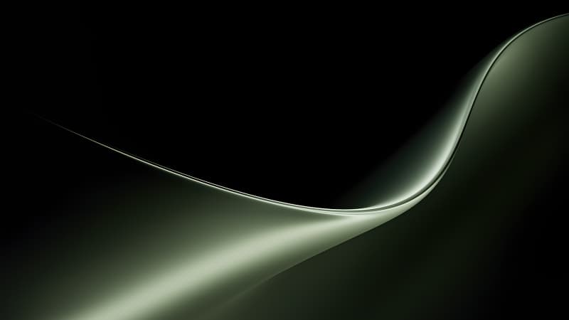 Abstract Waves Green abstract Wallpaper