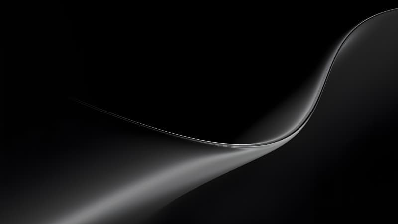 Metallic Abstract Waves Wallpaper