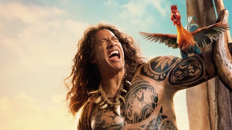 Dwayne Johnson Maui Wallpaper
