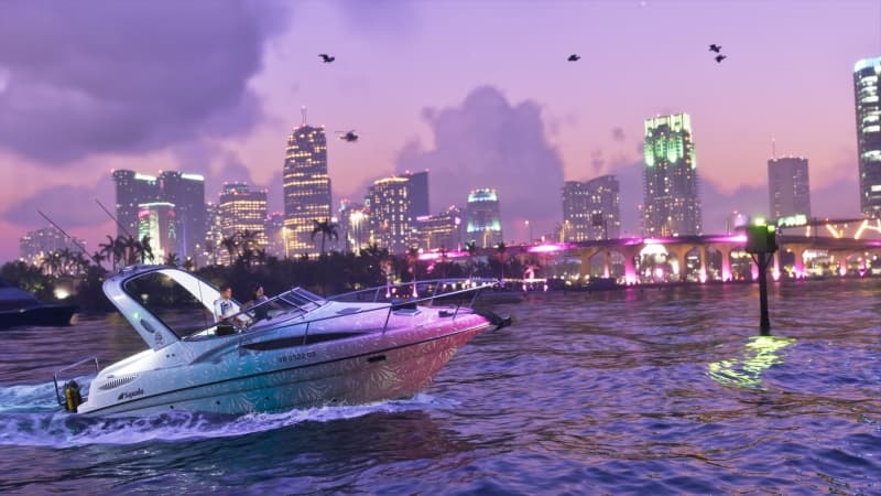 GTA 6 Speed boat Wallpaper