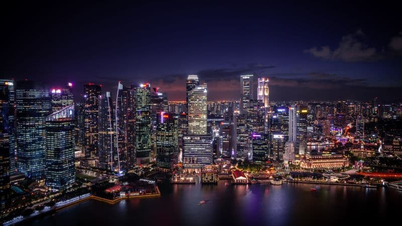 Singapore City Cityscape Wallpaper