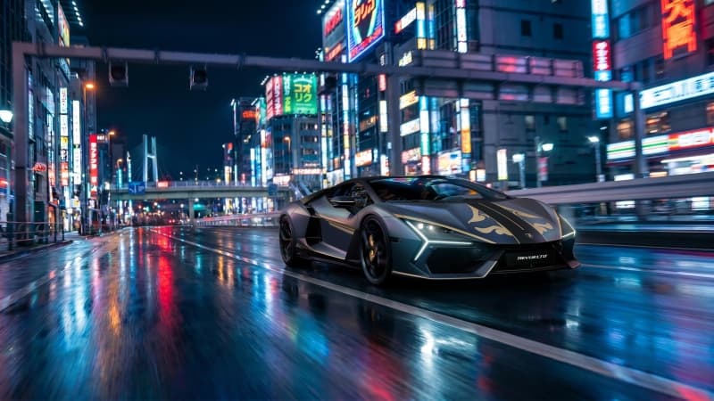 Lamborghini Revuelto Impavido Samurai Wallpaper