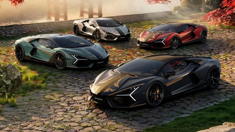 Lamborghini Revuelto Impavido Japan Samurai Edition Wallpaper