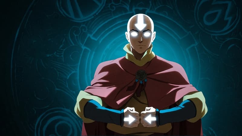 Avatar Aang: The Last Airbender Key Art Wallpaper