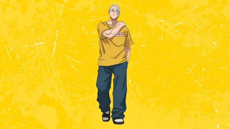 Taro Sakamoto (Slim) Yellow background Wallpaper