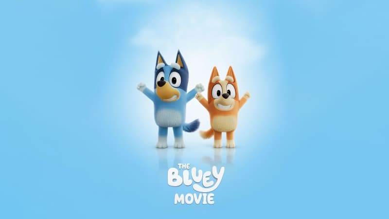 Bluey and Bingo The Bluey Movie Wallpaper