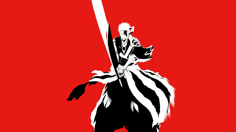 Ichigo Kurosaki Textless Wallpaper