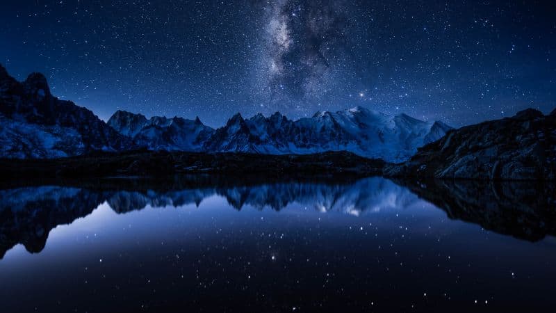Milky Way Night Wallpaper