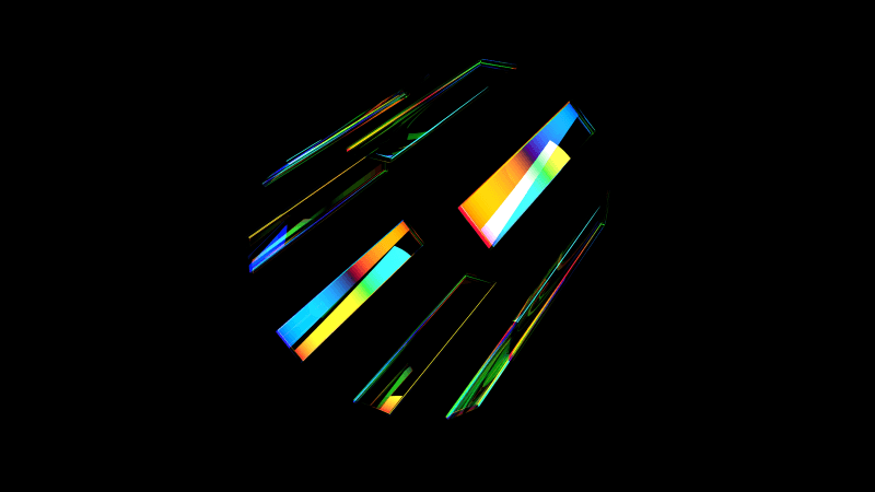 Glass Spectrum Wallpaper