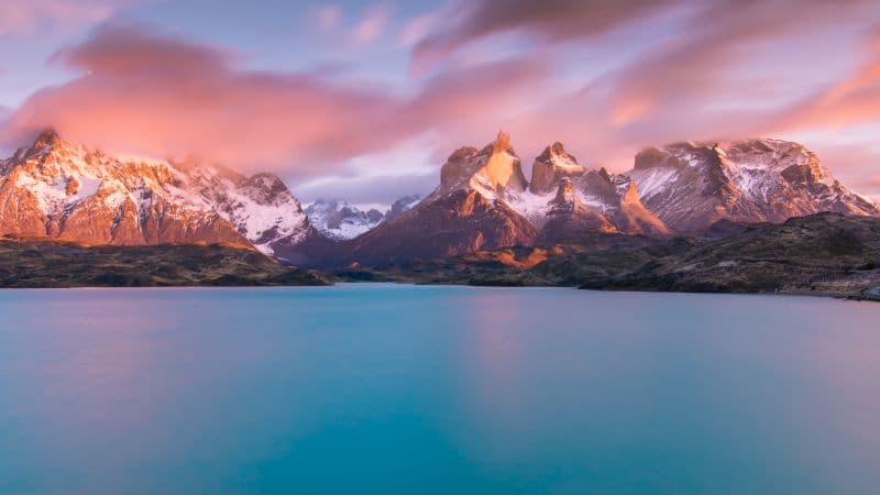 Lake Pehoe Torres del Paine National Park Wallpaper