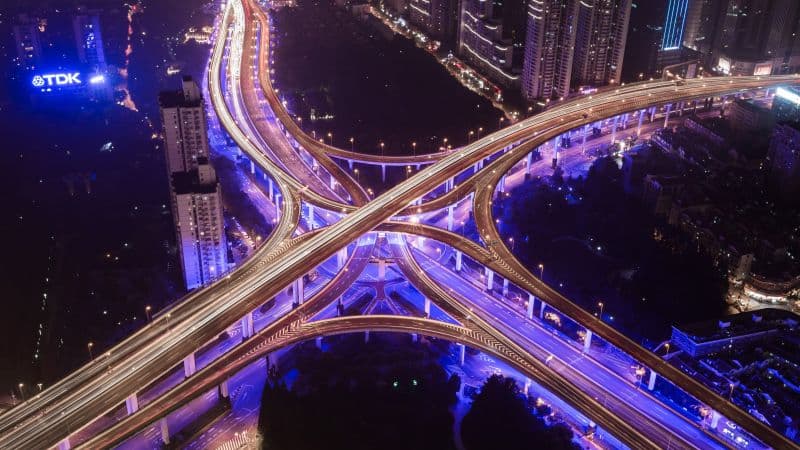 Interchange Roads Wallpaper