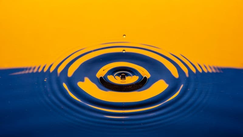 Water drop Ripple Wallpaper