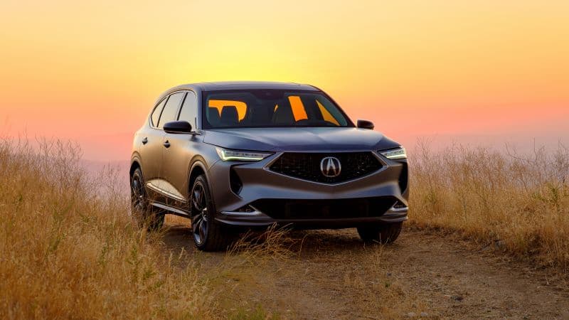 Acura MDX Prototype Sunset Wallpaper