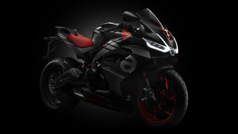 Aprilia RS 660 Black background Wallpaper