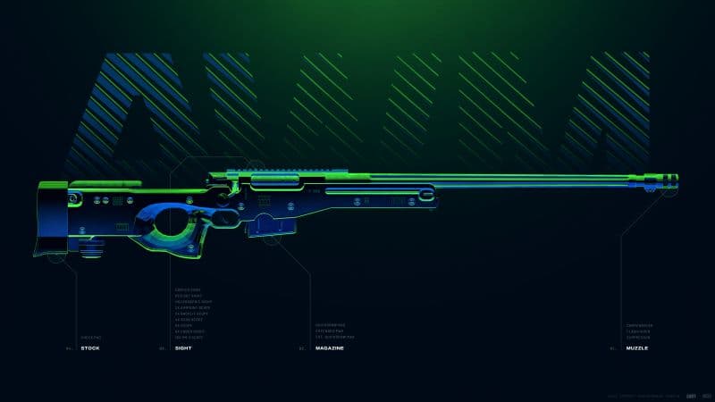 AWM Sniper rifle Wallpaper