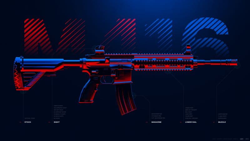 M416 Assault rifle Wallpaper