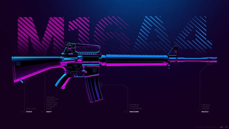 M16A4 Assault rifle Wallpaper