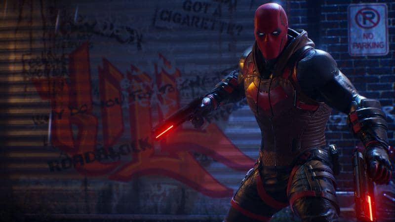 Red Hood in Gotham Knights Game Wallpaper