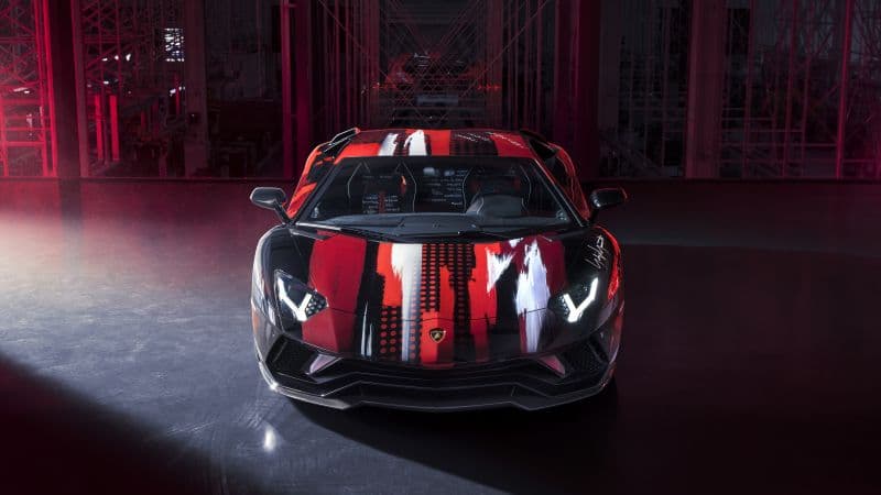 Lamborghini Aventador S by Yohji Yamamoto 8K Wallpaper