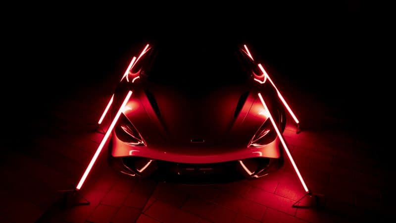 McLaren 765LT Dark aesthetic Wallpaper