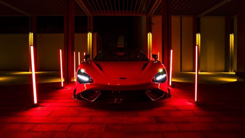 McLaren 765LT Red cars Wallpaper