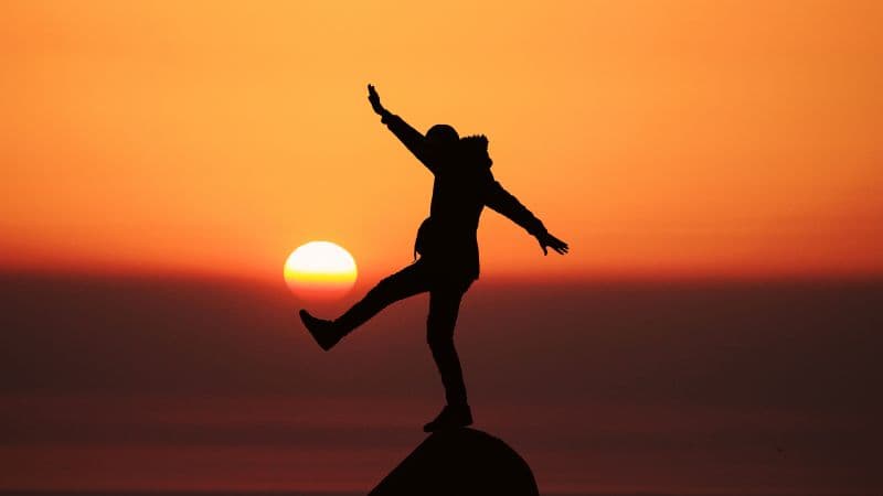 Silhouette Person Wallpaper
