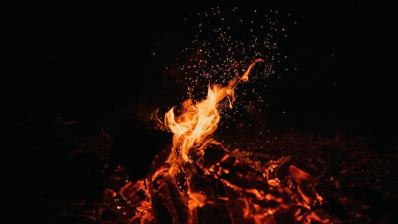 Bonfire Dark Wallpaper