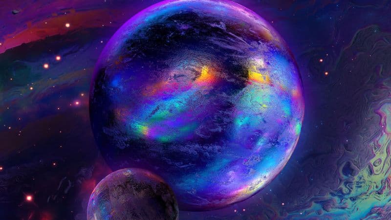 Spheres Cosmos Wallpaper