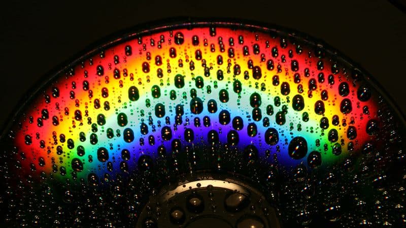 Rainbow CD Wallpaper