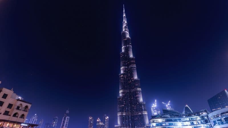 Burj Khalifa Night time Wallpaper