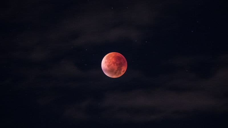 Blood Moon Total Lunar Eclipse Wallpaper